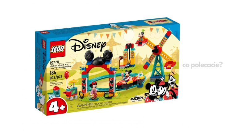 LEGO 10778 Disney Miki, Minnie i Goofy w wesołym miasteczku (4+)