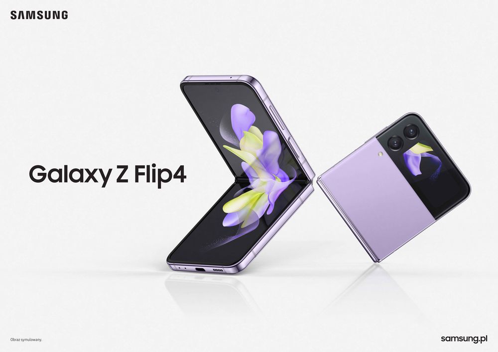 Samsung Galaxy Z Flip4 - piękny styl